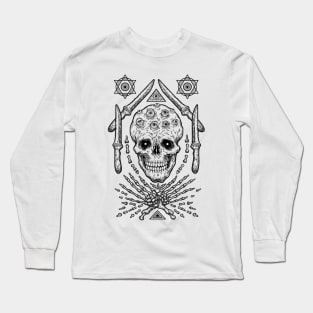 Occult skull Long Sleeve T-Shirt